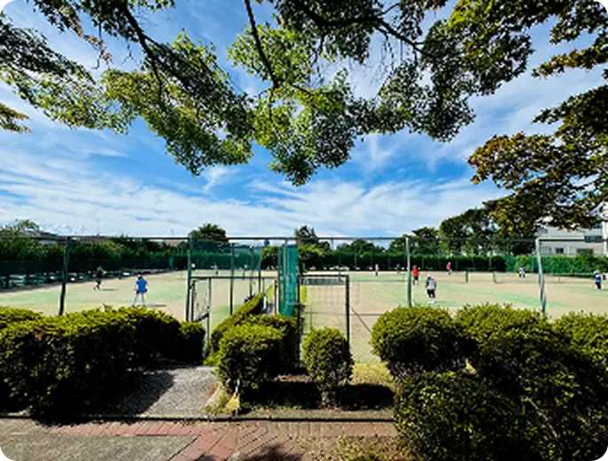 画像：テニスコート